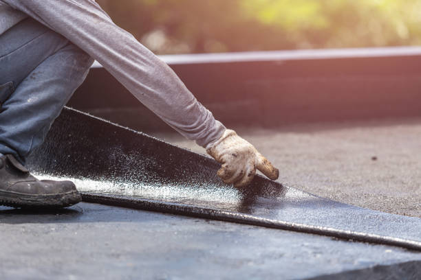 Professional Basement Waterproofing technician working in Potter, WI